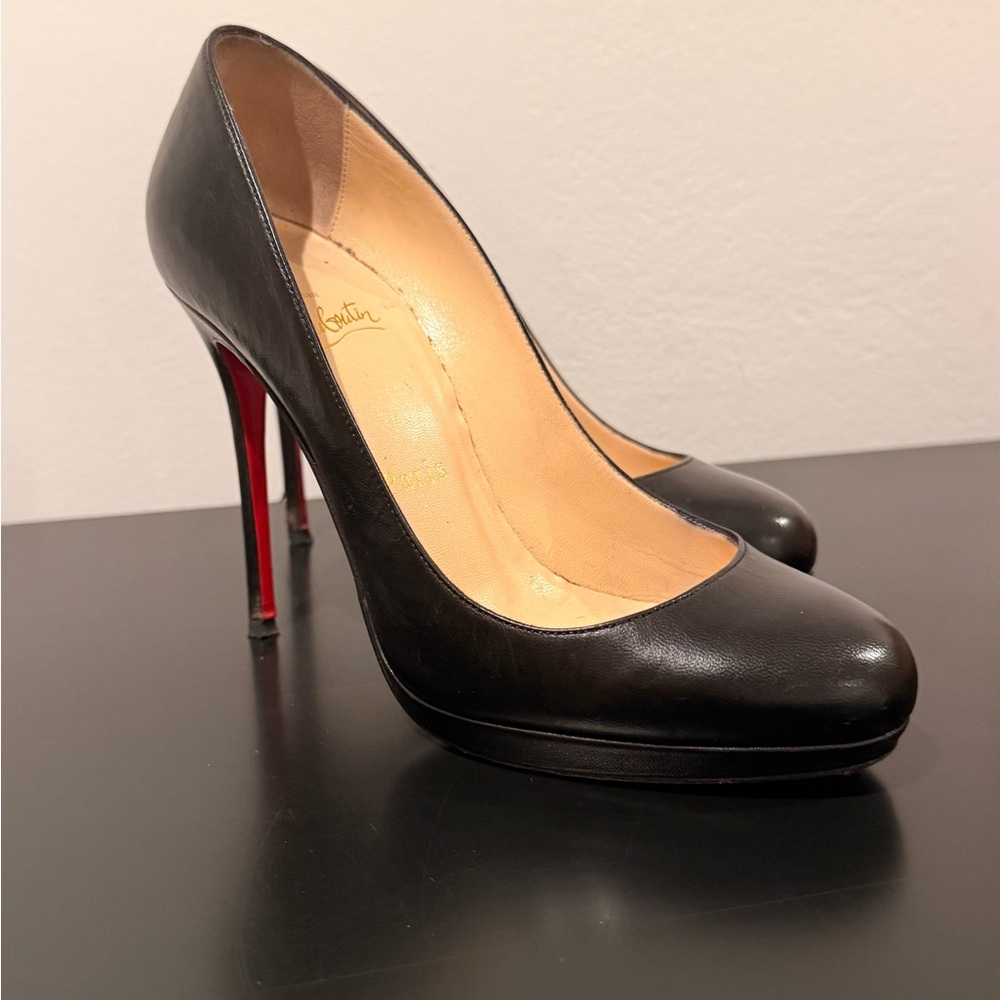 Black Christian Louboutin Filo 120 Heels